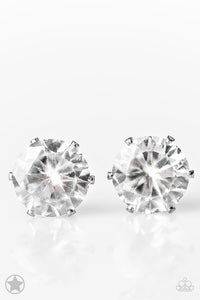 Just in Timeless - White Post Earring